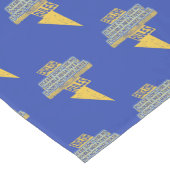 2倍の否定的な英語リテラシー ショートテーブルランナー (コーナー)