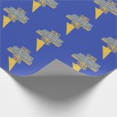 2倍の否定的な英語リテラシー ラッピングペーパー (角)