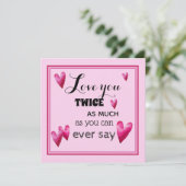 2倍の愛 – ハート (スタンド正面)