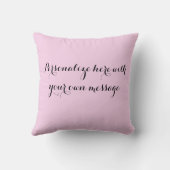 2倍の愛 – 水彩ハート クッション (裏面)