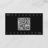 2倍シンプル数ロイヤリティQRコード ロイヤリティカード (正面)