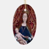 2倍マドンナと子供(詳細、M 070) セラミックオーナメント (右)