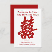 2倍モダンの幸せ日付を保存 セーブザデート (正面/裏面)