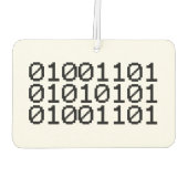 2値の母 カーエアーフレッシュナー (裏面)