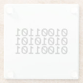 2値の母 ガラスコースター (裏面)