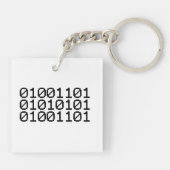 2値の母 キーホルダー (裏面)