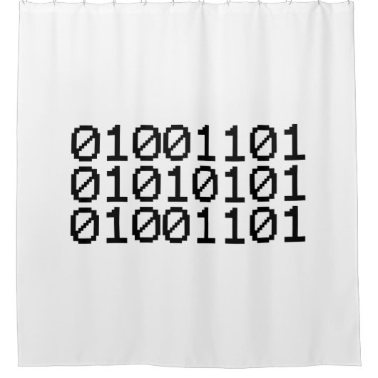 2値の母 シャワーカーテン (正面)