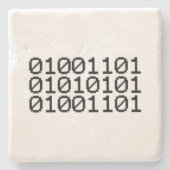 2値の母 ストーンコースター (正面)