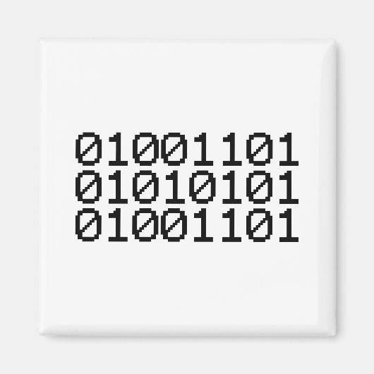 2値の母 マグネット (正面)