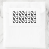 2値の母 長方形シール (バッグ)