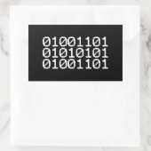 2値の母 長方形シール (バッグ)