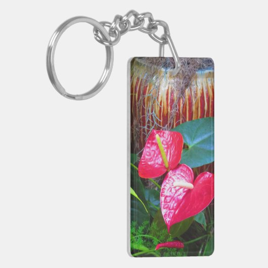 2側面によって印刷されるDIYの簡単は写真のイメージを加えますか、または取り替えます キーホルダー (正面左)