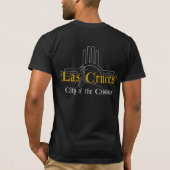 2側面のプリント: Las Cruces、NM Tシャツ (裏面)