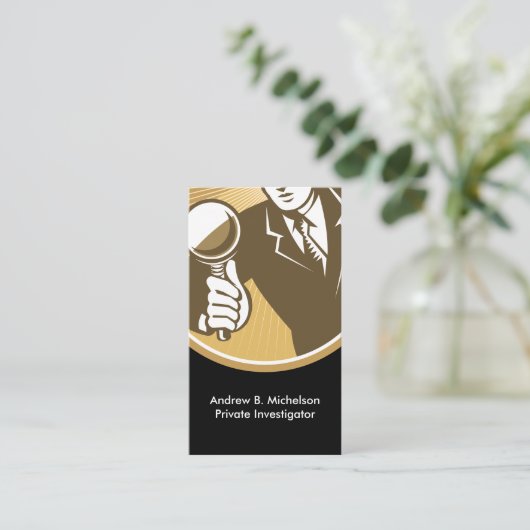 2側面の私立探偵 名刺 (スタンド正面)