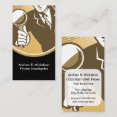 2側面の私立探偵 名刺 (正面/裏面)