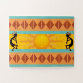 2先住民アメリカンサウスウェストココペリパズル ジグソーパズル (横)