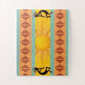 2先住民アメリカンサウスウェストココペリパズル ジグソーパズル (縦)