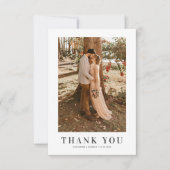 2写エレガント真結婚の サンキューカード (正面)