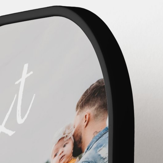 2写パーソナライズされた真およびカスタム文字テンプレート ピックルボールラケット (左詳細)