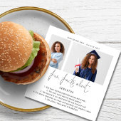 2写モダン真おもしろいファクト卒業パーティー スタンダードカクテルナプキン