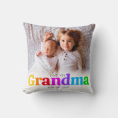 2写真おばあちゃんカラフルのはっきりした種類モダン クッション (正面)