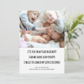 2写真おもしろい年末年始ホリデーカード シーズンカード (スタンド正面)