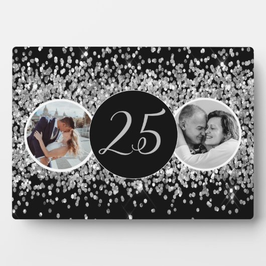 2写真と今シルバ結婚ーの記念日 フォトプラーク (正面)