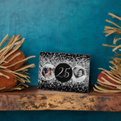 2写真と今シルバ結婚ーの記念日 フォトプラーク (側面)