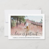 2写真の愛は患者結婚の延期 セーブザデート (正面)