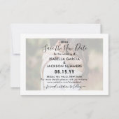 2写真の愛は患者結婚の延期 セーブザデート (裏面)