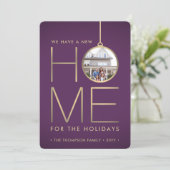 2写真の新しいホームアドレス紫と金ゴールド移動 シーズンカード (スタンド正面)