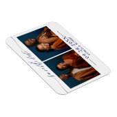 2写真ウェディング日付を保存 マグネット (右側)