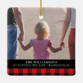 2写真クリスマスニューホームバッファロープライドCHRISTMAS CER セラミックオーナメント (裏面)