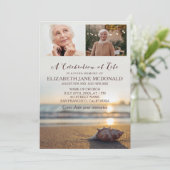 2写真コンチオンライフビーチお祝い 招待状 (スタンド正面)