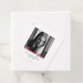 2写真シンプル卒業モダンありがとう フェイバータグ (インサイチュ)