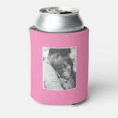 2写真テンプレート両面ホットピンク 缶クーラー (缶裏面)