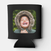 2写真テンプレート丸め両面ブラック 缶クーラー (裏面)