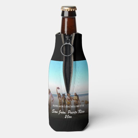 2写真バチェロレッテの好意パーソナライズされた ボトルクーラー (ボトル裏面)
