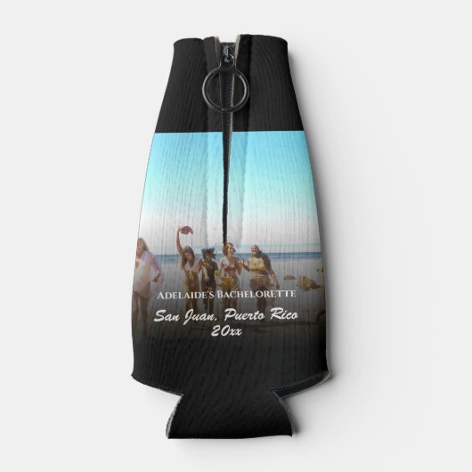 2写真バチェロレッテの好意パーソナライズされた ボトルクーラー (裏面)