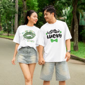 2写真パトリックの日グリーンキス、私ミスターラッキー トライブレンドTシャツ