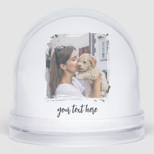 2写真パーソナライズされたクリスマスカスタム文字写真 (正面)