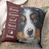 2写真パーソナライズされた悔やみや弔慰ギフトペット記念館 クッション