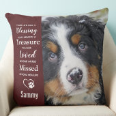 2写真パーソナライズされた悔やみや弔慰ギフトペット記念館 クッション