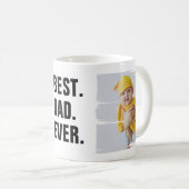 2写真パーソナライズされた最高のパパEver Faters Day コーヒーマグカップ (正面右)