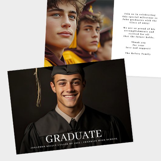 2写真フォーマルタイポグラフィ大学院発表 招待状