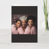 2写真フローラチューリップ母の日 カード (裏面)