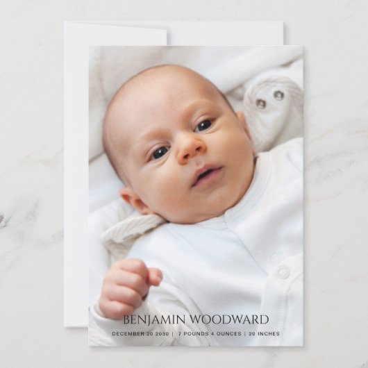 2写真ベビー誕生発表 (正面)