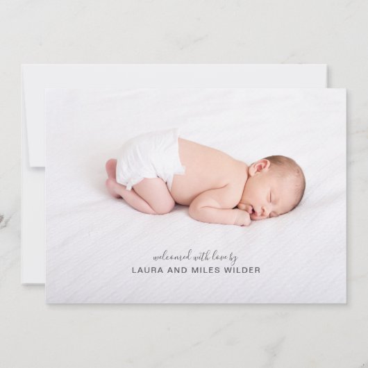 2写真ベビー誕生発表 (裏面)