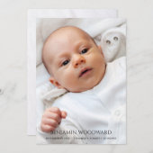 2写真ベビー誕生発表 (正面/裏面)