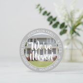 2写真ホームの新しい変更のアドレス移ユニーク動 案内状 (スタンド正面)